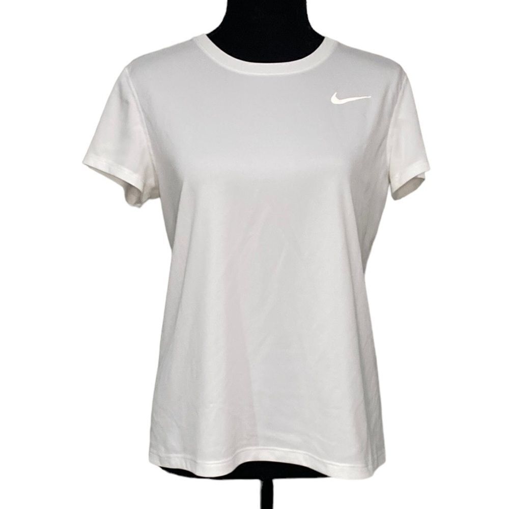 White Nike Dri Fit Running Shirt